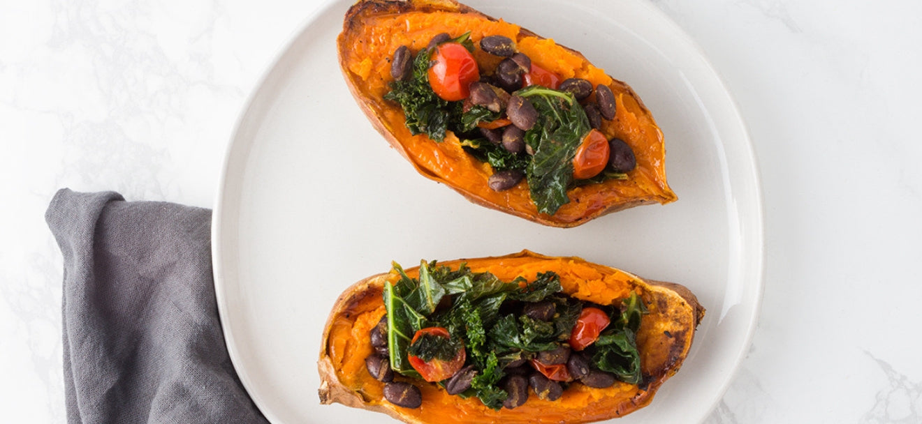 SOUTHWESTERN STUFFED SWEET POTATOES