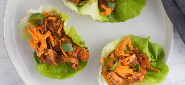 BBQ JACKFRUIT LETTUCE CUPS