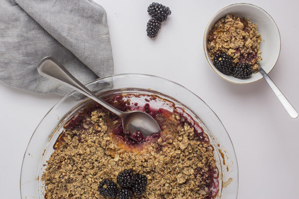 BLACKBERRY PEACH CRISP