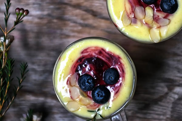 LEMON BLUEBERRY CHIA PUDDING