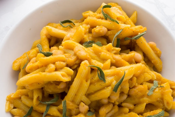 BUTTERNUT SQUASH, WHITE BEAN & SAGE PASTA