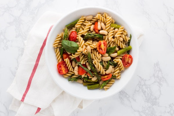 ASPARAGUS & WHITE BEAN PASTA